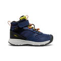 Little kids skua waterproof boot in naval academy and rogue green with mesh upper and durable