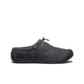 Men's Howser III Slide charcoal grey felt moccasin slip-on shoe with dark gray felt upper