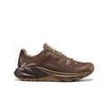 Men's targhee apex waterproof hiking shoe in java dark earth with brown mesh upper and rugged