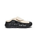 Women's keen hypowser wrap slip-on shoe in silver lining and black with velcro strap and textured