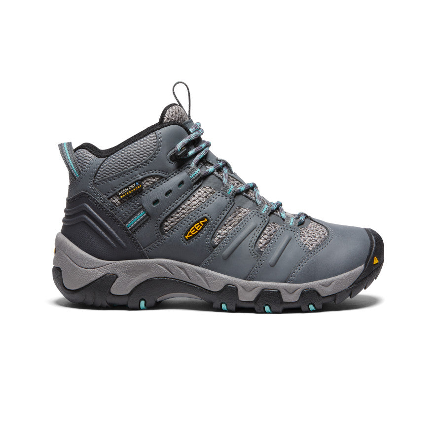 Women's Koven Waterproof Boot Gray/Green – Keen Footwear UK