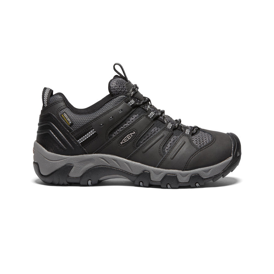 Men's Koven Waterproof Hiking Shoe Black/Drizzle Black – Keen
