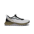 Men's versacore speed running shoe in white olive green and black designed for performance