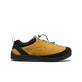 Women's jasper rocks sneaker tyakasha yellow suede and black mesh hiking shoe with purple laces