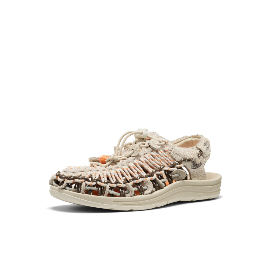 All Gender UNEEK Leather Henrik Vibskov Sneaker - Tangerine Cream Tangerine Cream - Image 3