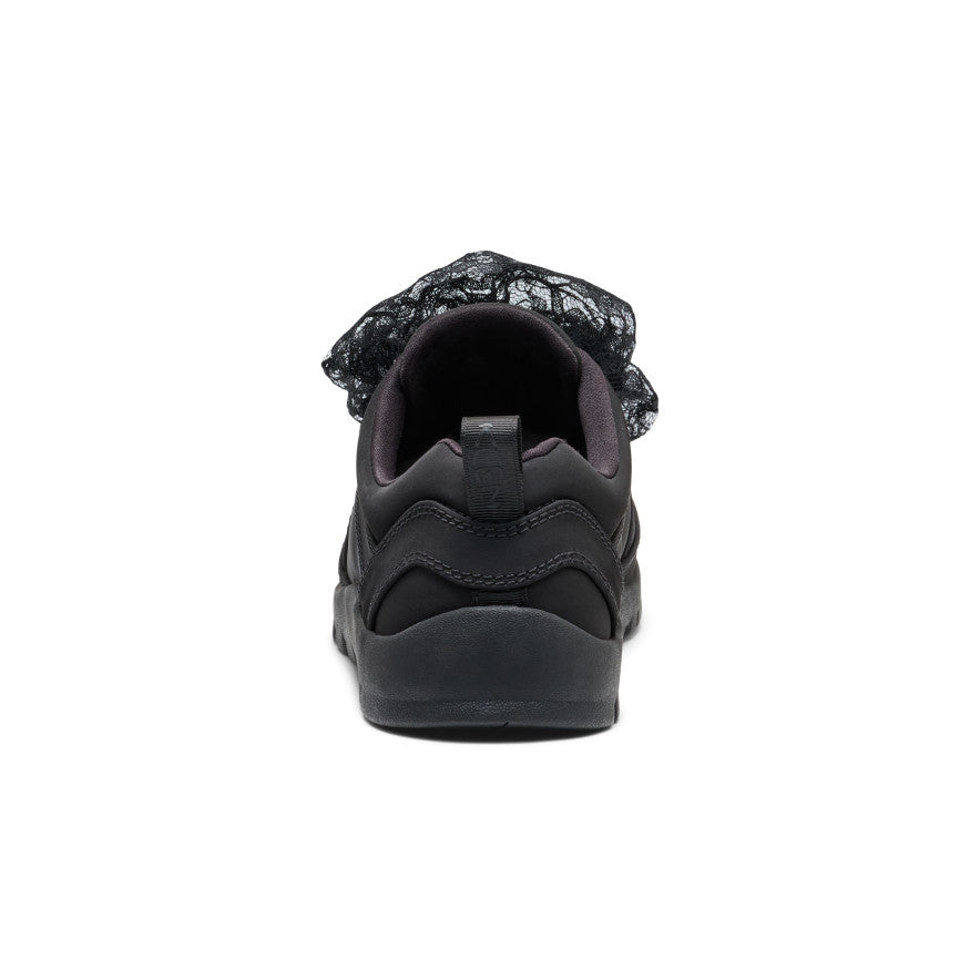 Women's Jasper Rocks SP Collina Strada - Black/Black Black sneaker with floral design on a white background - Image 1