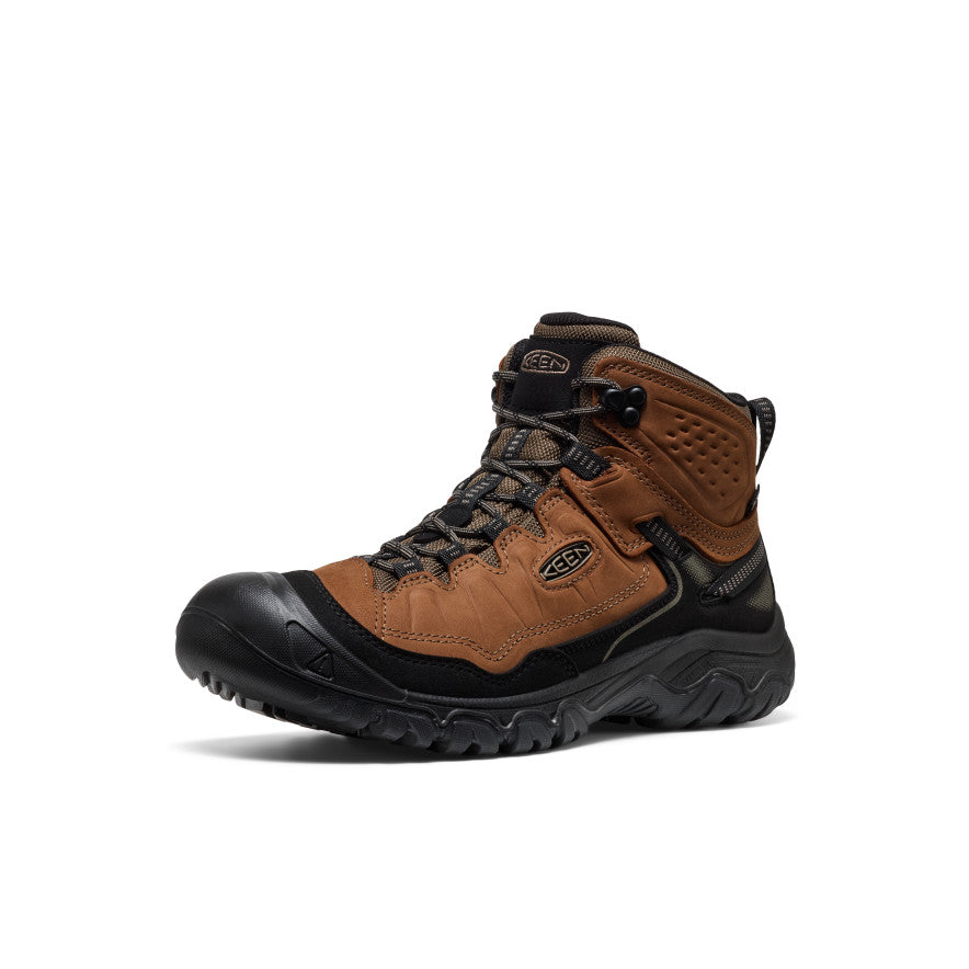 Men's Targhee IV Waterproof Hiking Boot - Bison/Black Bison/Black - Image 3
