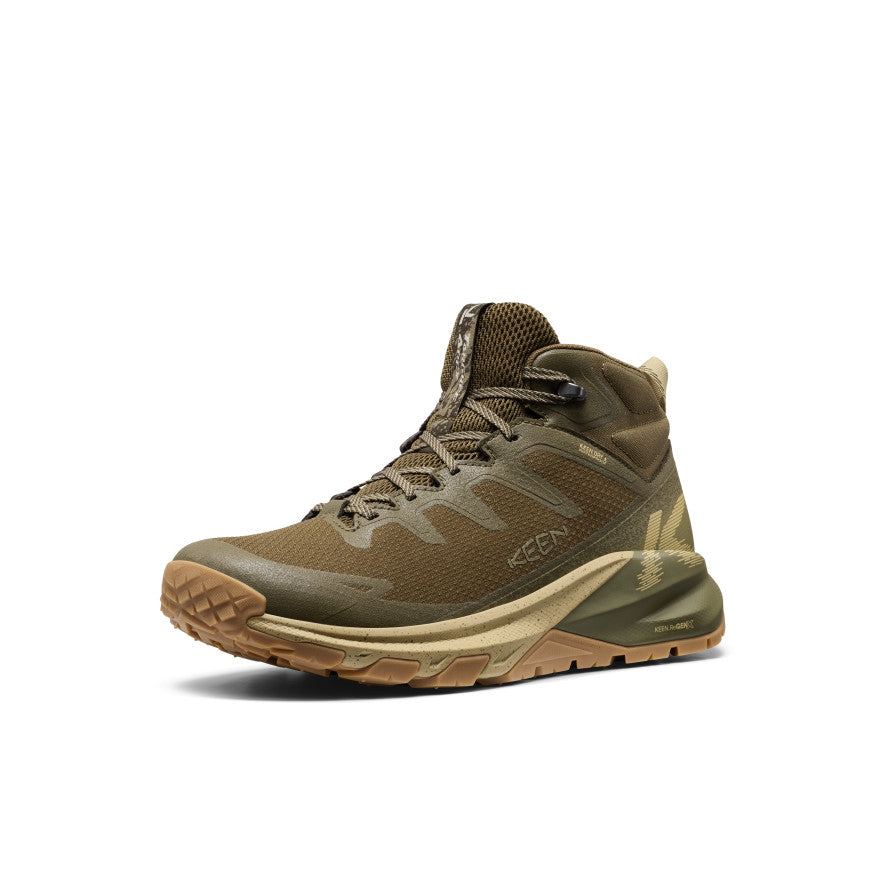 Men's Targhee Apex Waterproof Hiking Boot - Dark Olive/Khaki Dark Olive/Khaki - Image 3