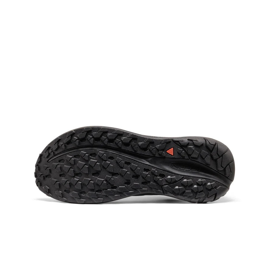 Men's Roam Waterproof Trail Running Shoe - Steel Grey/Black Durable trail running outsole with multi-directional lugs for reliable all-terrain grip - Image 1
