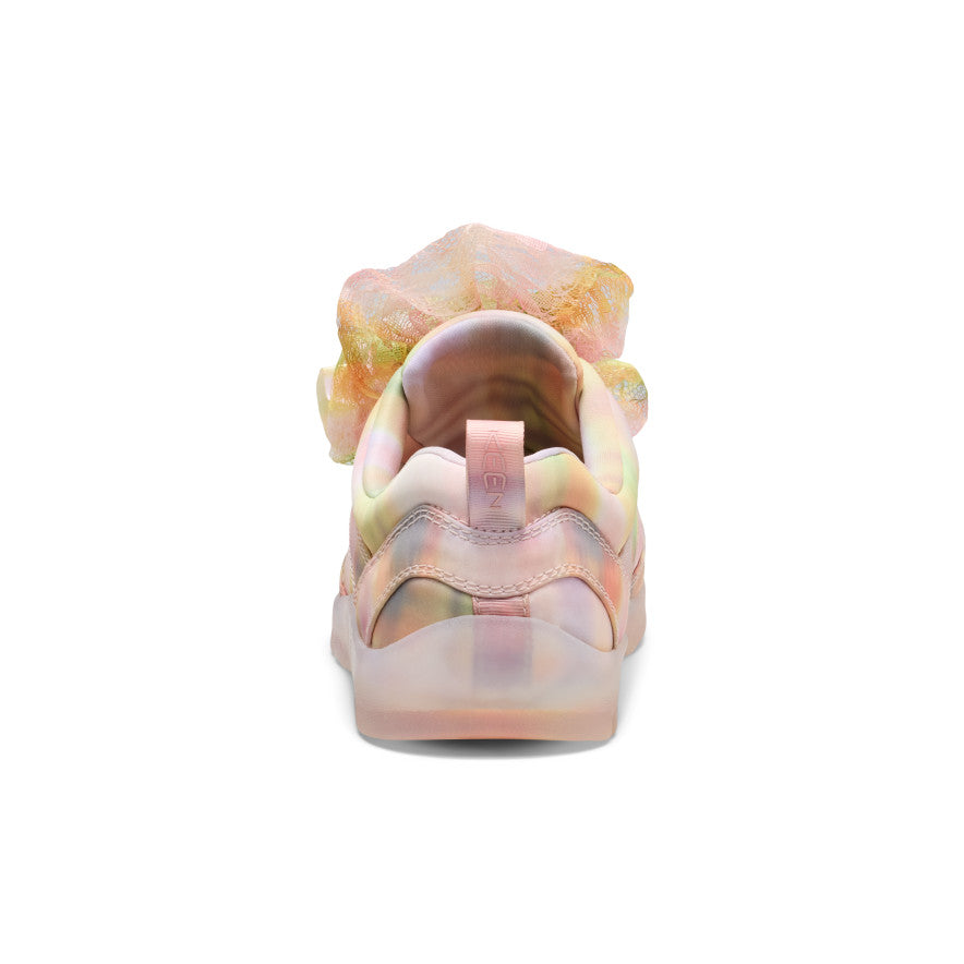 Women's Jasper Rocks SP Collina Strada - Strada Plaid/Seashell Pink Colorful sneaker with a tie-dye pattern on a white background - Image 1