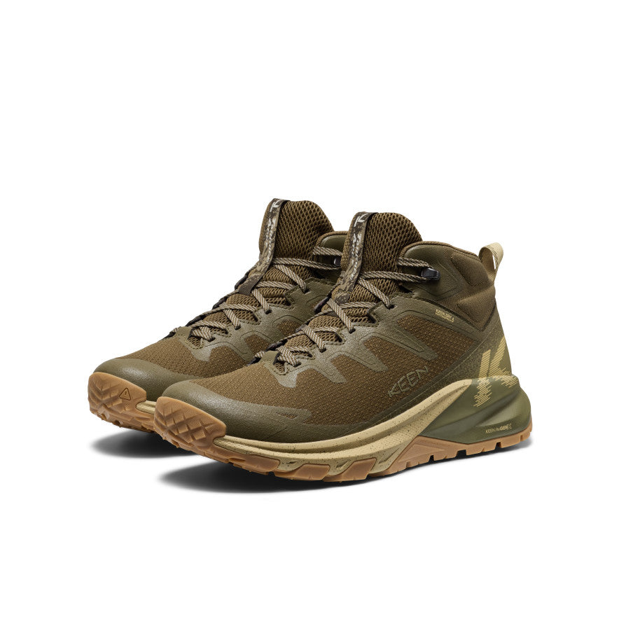 Men's Targhee Apex Waterproof Hiking Boot - Dark Olive/Khaki Dark Olive/Khaki - Image 2