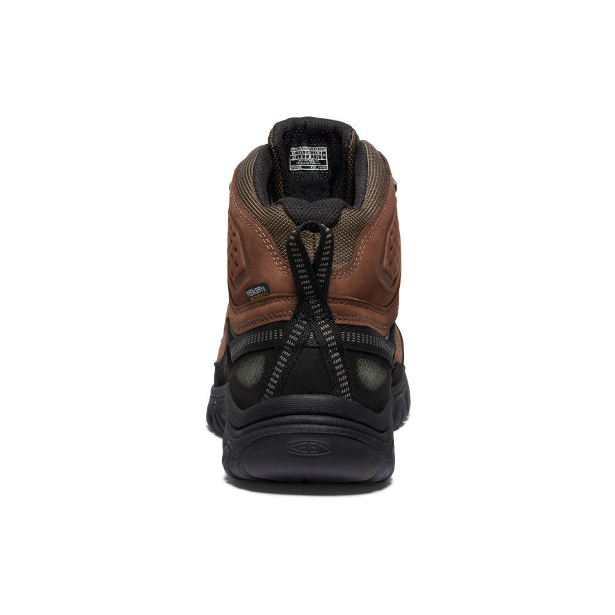 Men's Targhee IV Wide Waterproof Hiking Boot - Bison/Black Bison/Black - Image 5
