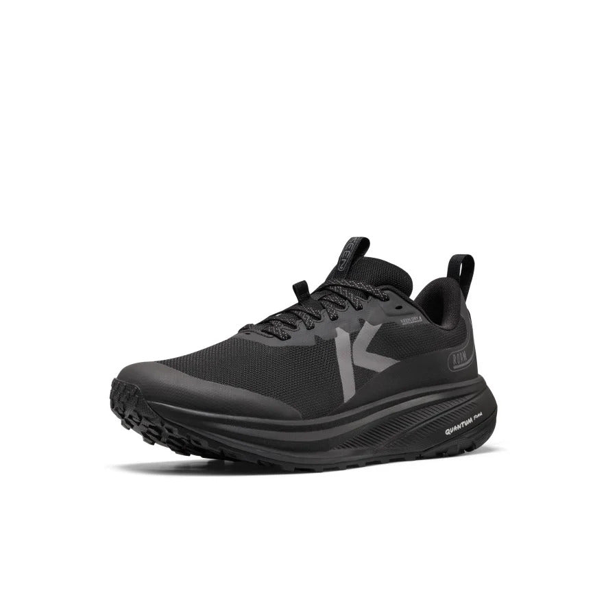 Waterproof trail running shoe with lightweight comfort and durable all-terrain traction