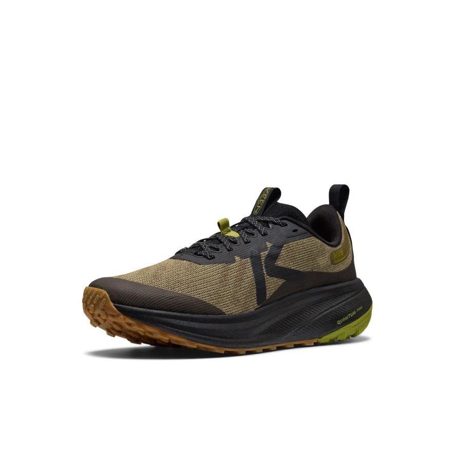 Men's Roam Waterproof Trail Running Shoe - Dark Olive/Burnt Brick Lightweight trail running shoe with cushioned comfort and durable all-terrain traction - Image 1