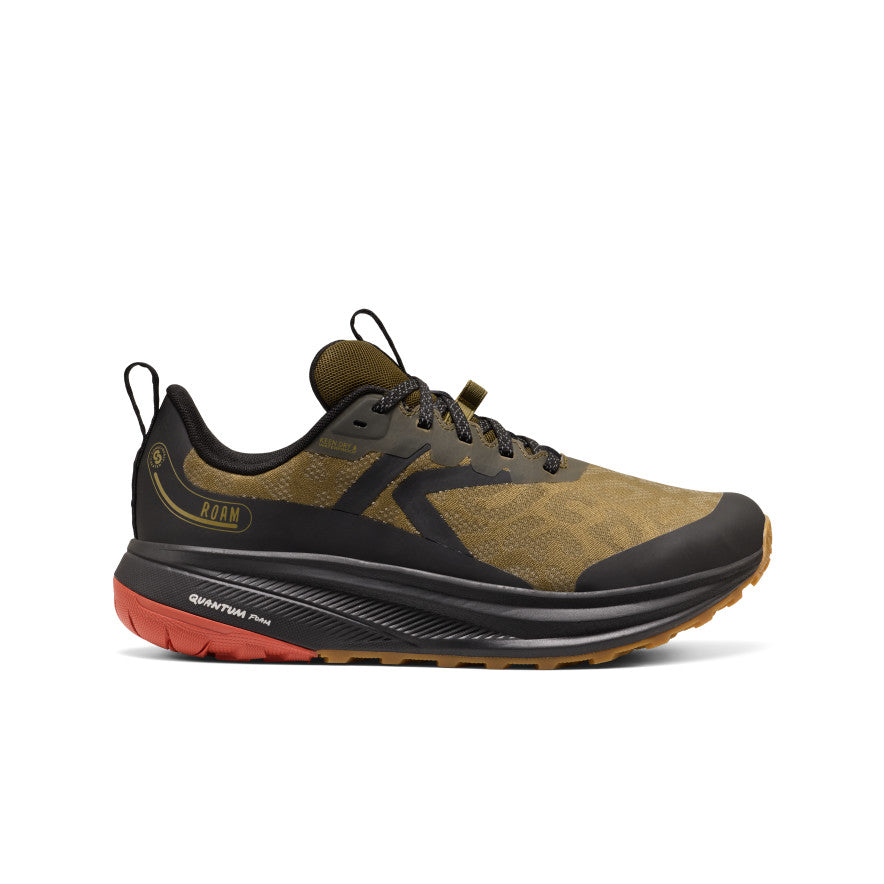 Men's Roam Waterproof Trail Running Shoe - Dark Olive/Burnt Brick Dark Olive/Burnt Brick - Image 1