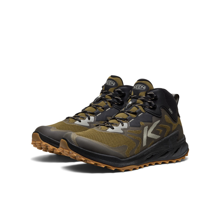 Men's Zionic NXT Waterproof Hiking Boot - Dark Olive/Black Dark Olive/Black - Image 2