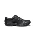 Men’s Austin shoe black with sleek durable leather upper and perforated panel for breathability
