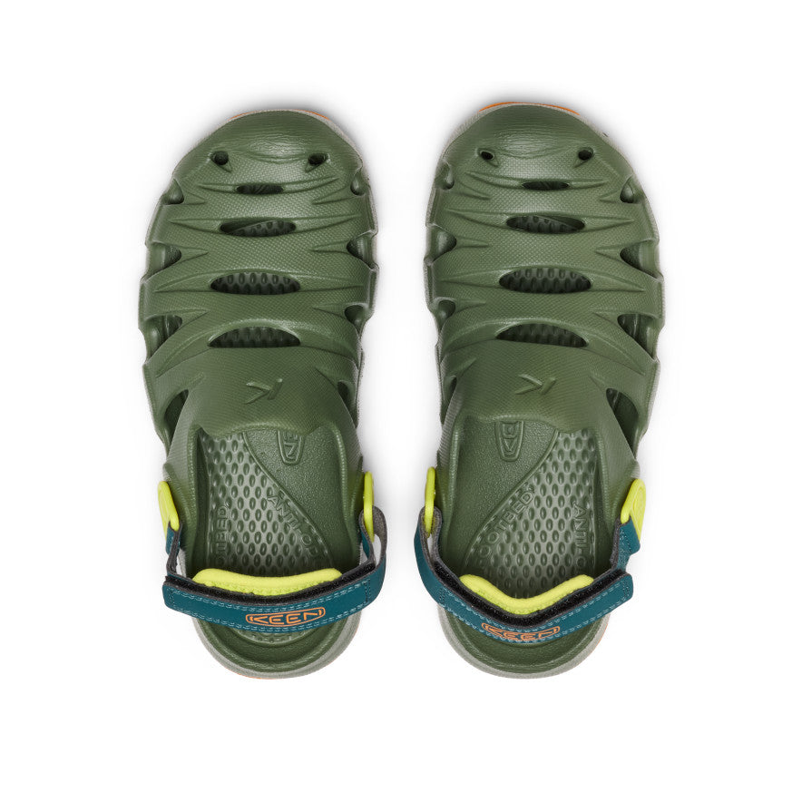 Big Kids' HyperFLT Clog - Bronze Green/Orange Peel Bronze Green/Orange Peel - Image 4