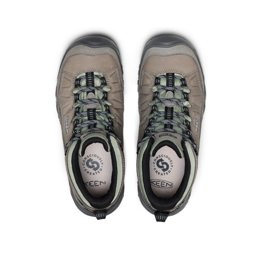 Women's Targhee IV Waterproof Hiking Boot - Steel Grey/Lily Pad Steel Grey/Lily Pad - Image 4