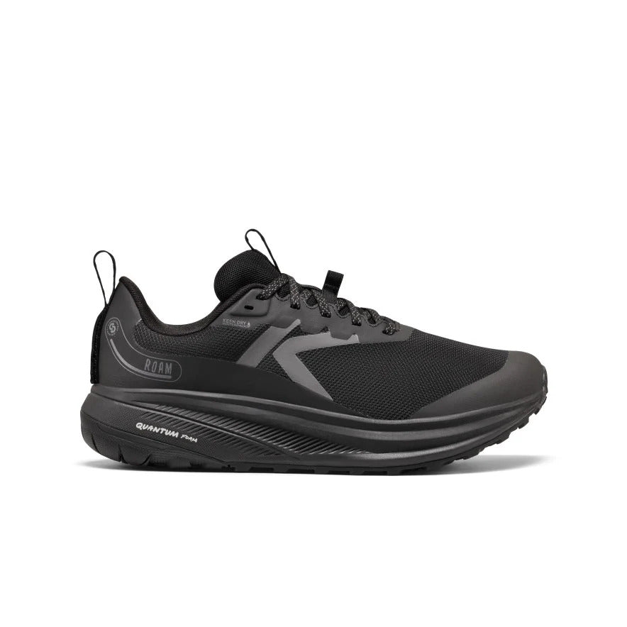 Men's Roam Waterproof Trail Running Shoe - Black/Black Waterproof trail running shoe with responsive cushioning and durable all-terrain traction - Image 1