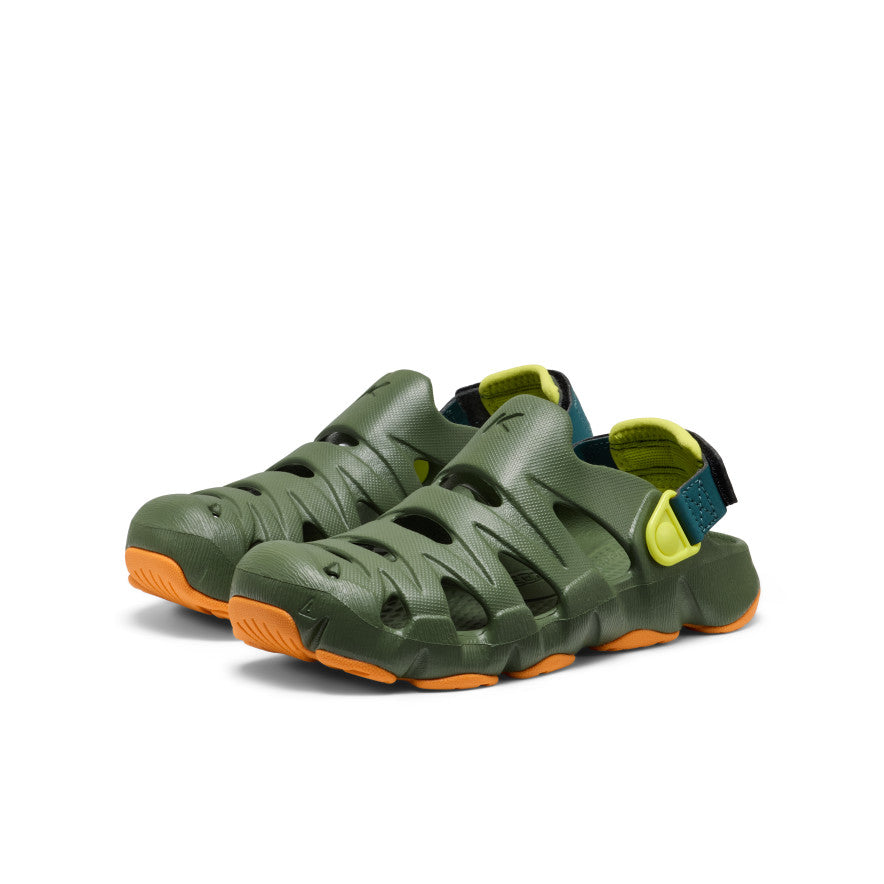Big Kids' HyperFLT Clog - Bronze Green/Orange Peel Bronze Green/Orange Peel - Image 2