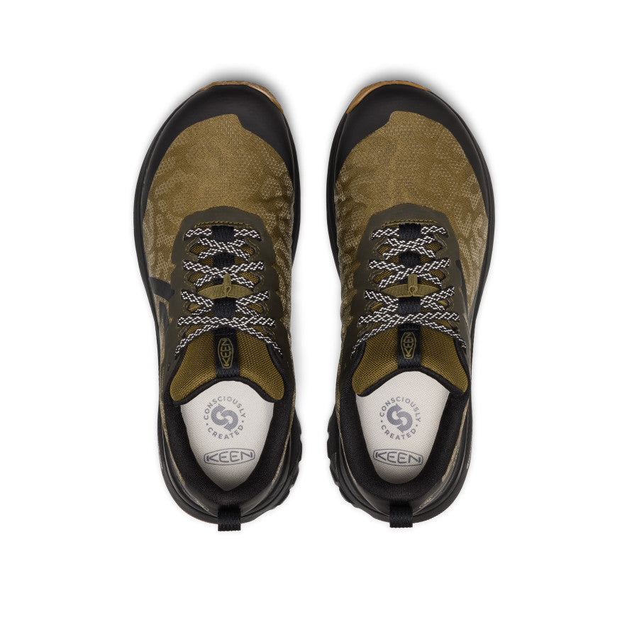 Men's Roam Waterproof Trail Running Shoe - Dark Olive/Burnt Brick Dark Olive/Burnt Brick - Image 4