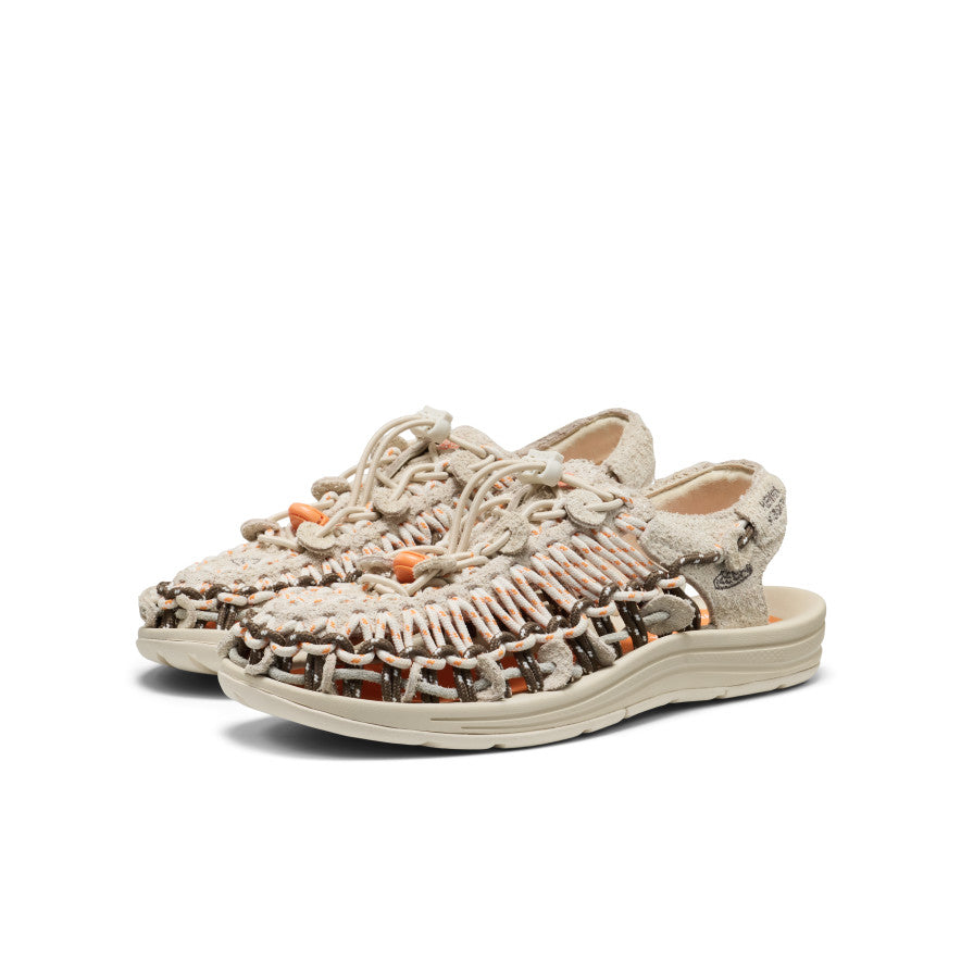 All Gender UNEEK Leather Henrik Vibskov Sneaker - Tangerine Cream Tangerine Cream - Image 2