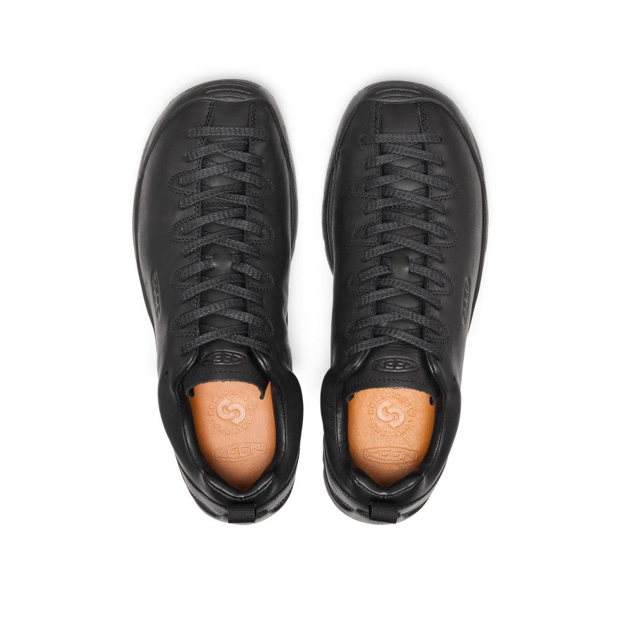 Men's Jasper SE1 sneaker in flux black with laces and tan insole designed for hiking and outdoor use