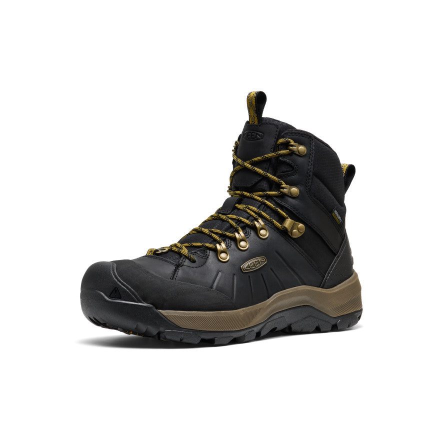 Men's Revel IV Polar Waterproof Boot - Black/Lemon Curry Black/Lemon Curry - Image 3