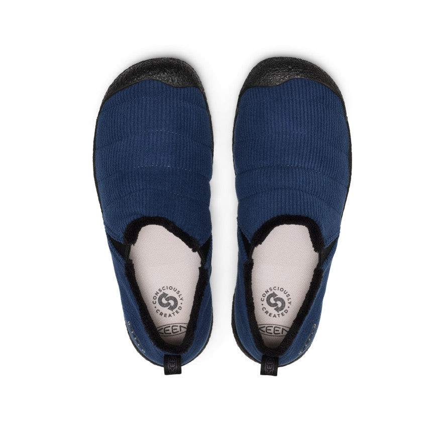 Men's Howser II - Naval Academy Corduroy Men's howser ii naval academy corduroy blue slip-on shoes with black rubber soles and white - Image 1