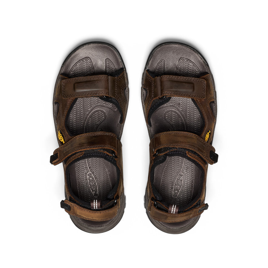 Men's Targhee III Open Toe Sandal - Bison/Mulch Bison/Mulch - Image 4