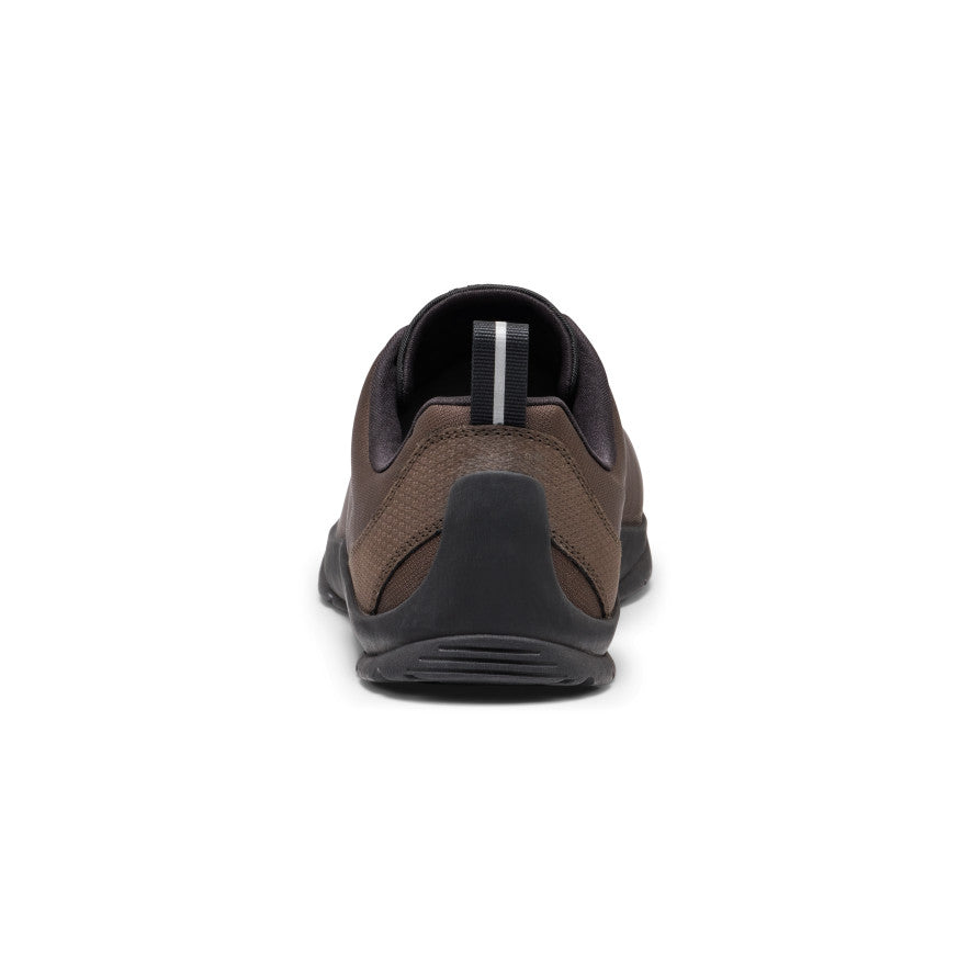 Men's jasper se2 sneaker in flux chocolate brown leather and synthetic with black rubber sole