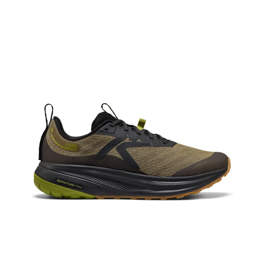 Men's Roam Waterproof Trail Running Shoe - Dark Olive/Burnt Brick Trail running shoe with responsive cushioning and durable support for long-distance comfort - Image 1