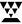 Black and white geometric logo