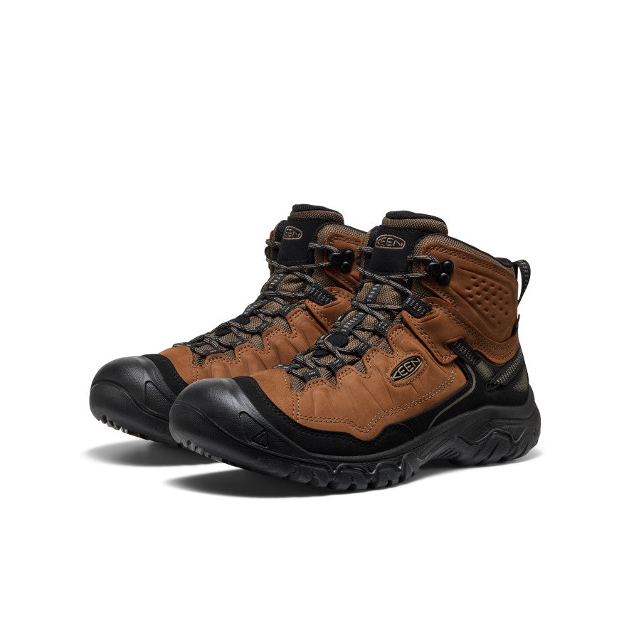 Men's Targhee IV Waterproof Hiking Boot - Bison/Black Bison/Black - Image 2