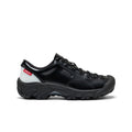 Men's Targher PHILEO black leather keen shoe with white heel tab and red phileo branding visible