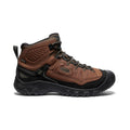 Men’s targhee iv wide waterproof hiking boot in bison and black with rugged design for outdoor use