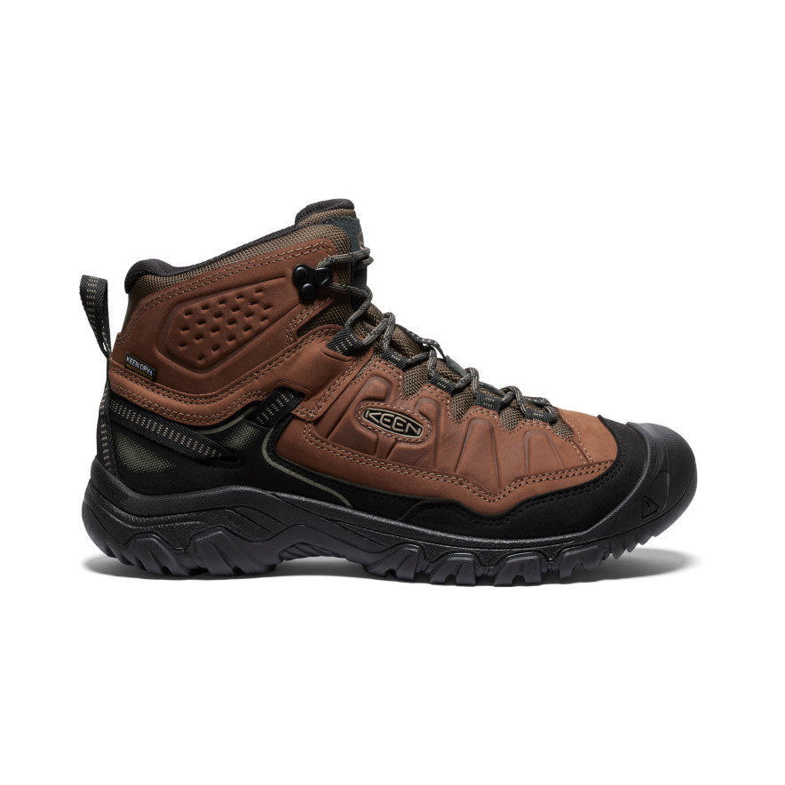 Men's Targhee IV Wide Waterproof Hiking Boot - Bison/Black Bison/Black - Image 1