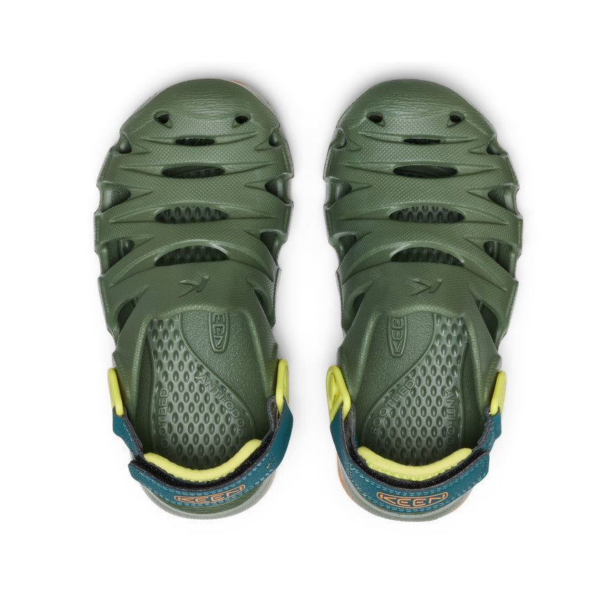 Little Kids' HyperFLT Clog - Bronze Green/Orange Peel Bronze Green/Orange Peel - Image 4