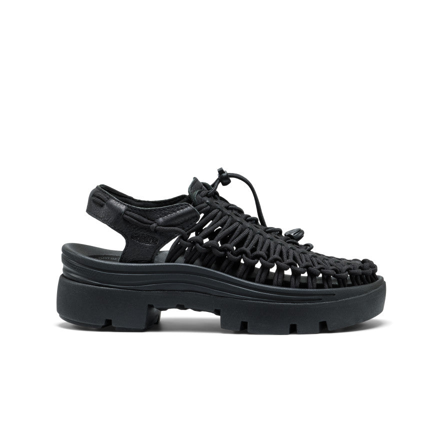 All Gender UNEEK PLT Sneaker - Black Smooth Lea Black Smooth Lea - Image 1