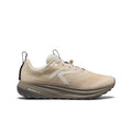 Men's roam trail running shoe in birch and brindle with breathable mesh upper black laces