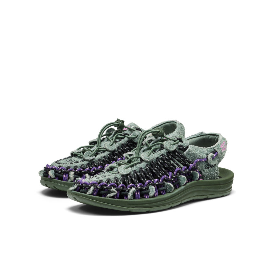 All Gender UNEEK Leather Henrik Vibskov Sneaker - Green Spring Green Spring - Image 2