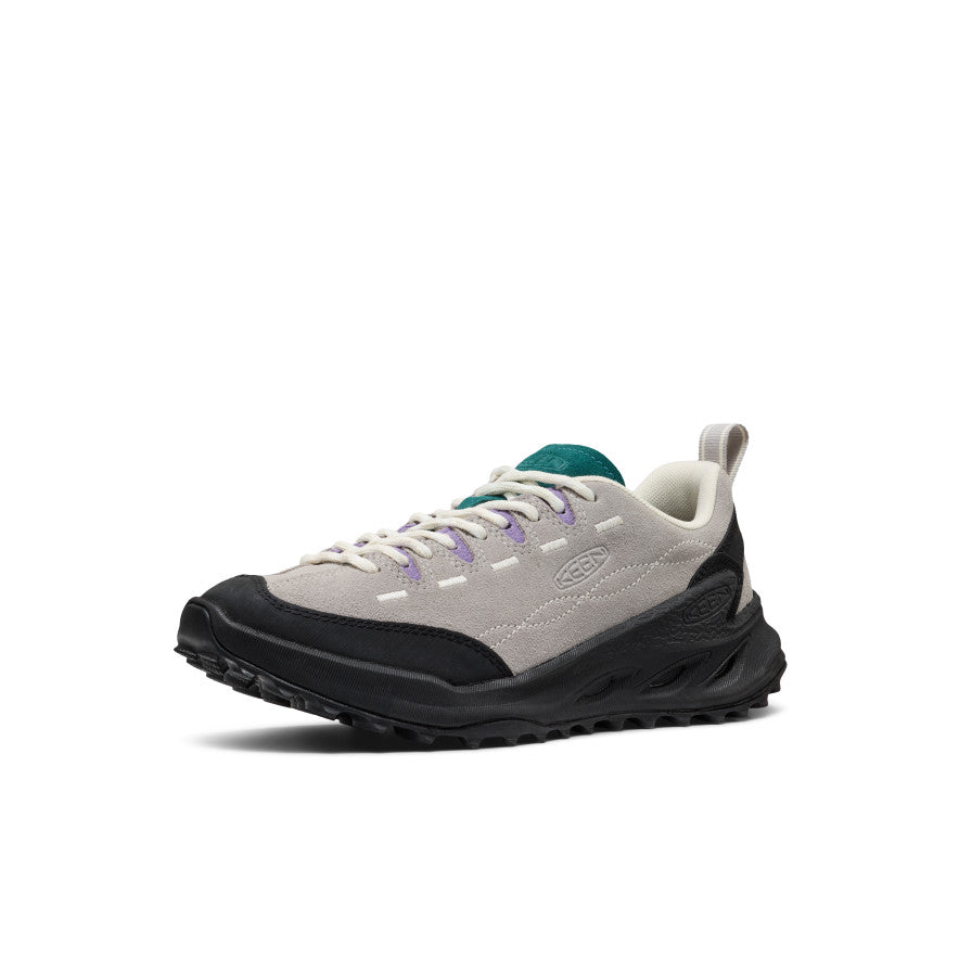 Women's Jasper Zionic Sneaker - Alloy/Mediterranea Women’s jasper zionic sneaker alloy in gray and black with teal accents designed for hiking and outdoor use - Image 1