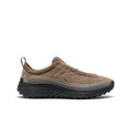 Men's KS Mino sneaker in brindle with tan fuzzy texture, rugged black rubber sole, and gray midsole