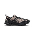 Women's Jasper Zionic sneaker in cow black with keen black and beige camouflage trail design