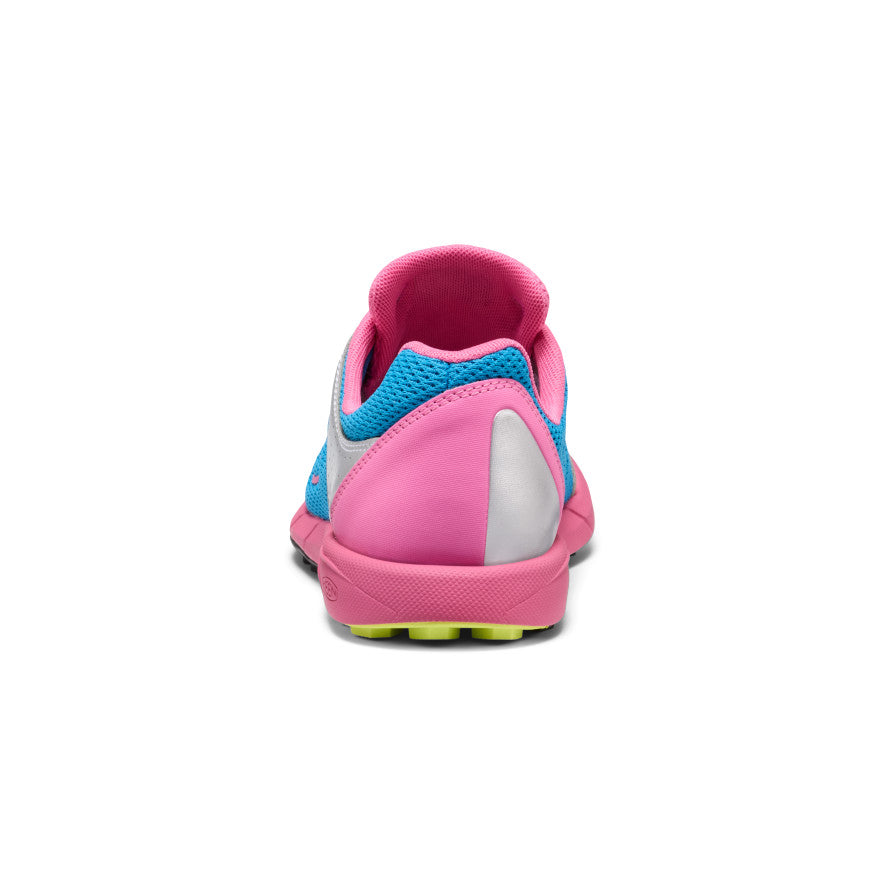 Women's A86 Sneaker- Swedish Blue/Shocking Pink Women’s A86 sneaker in Swedish blue and shocking pink with breathable mesh upper and silver accent panel - Image 1