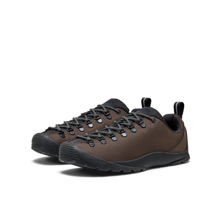 Women's jasper se2 sneaker flux chocolate brown suede hiking shoes with black laces and rubber soles