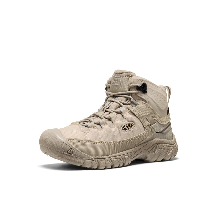 Women's Targhee EXP Waterproof Hiking Boot - Abbey Stone/Abbey Stone Beige keen women’s targhee exp waterproof hiking boot with durable textile and rubber construction - Image 1