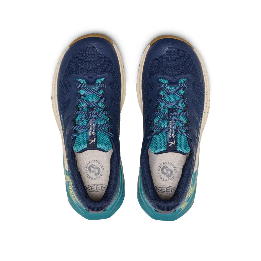 Women's Targhee Apex Waterproof Hiking Shoe - Naval Academy/Brittany Blue Women's targhee apex waterproof hiking shoe in naval academy and brittany blue with mesh upper - Image 1
