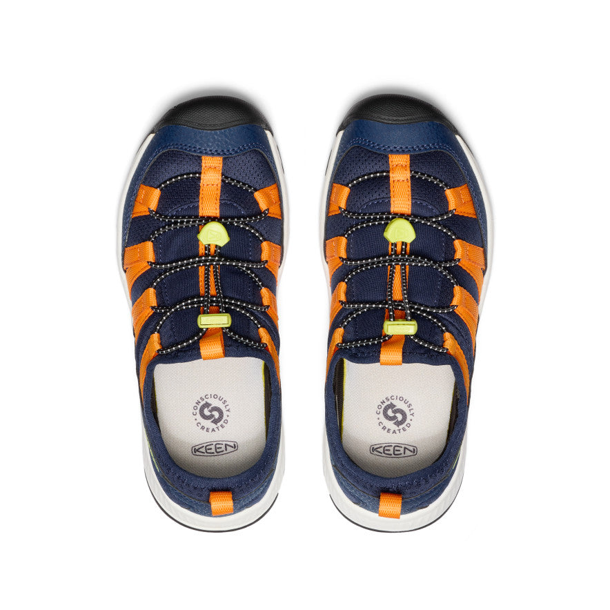 Big Kids' Motozoa Sneaker - Naval Academy/Bright Marigold Naval Academy/Bright Marigold - Image 4